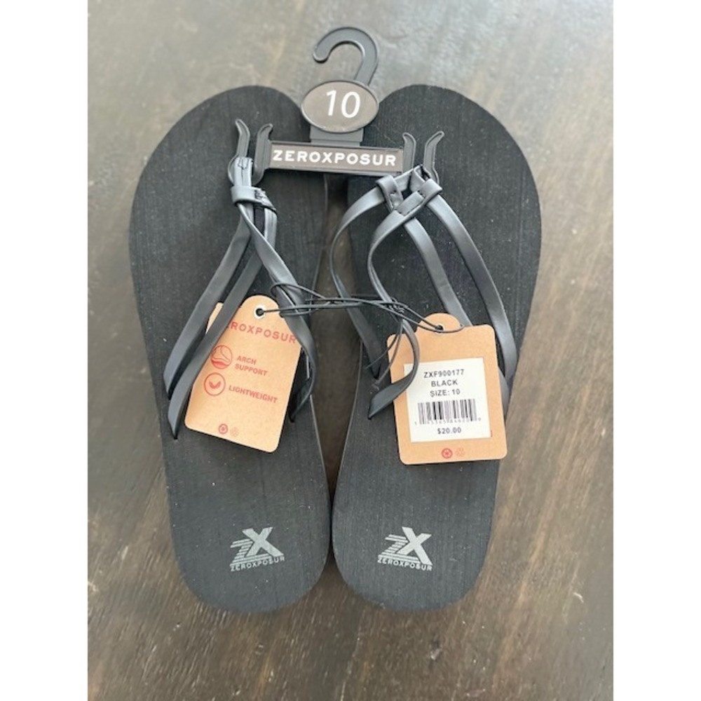ZeroXposur Women's Flip Flops Size 10 NEW WITH TAGS